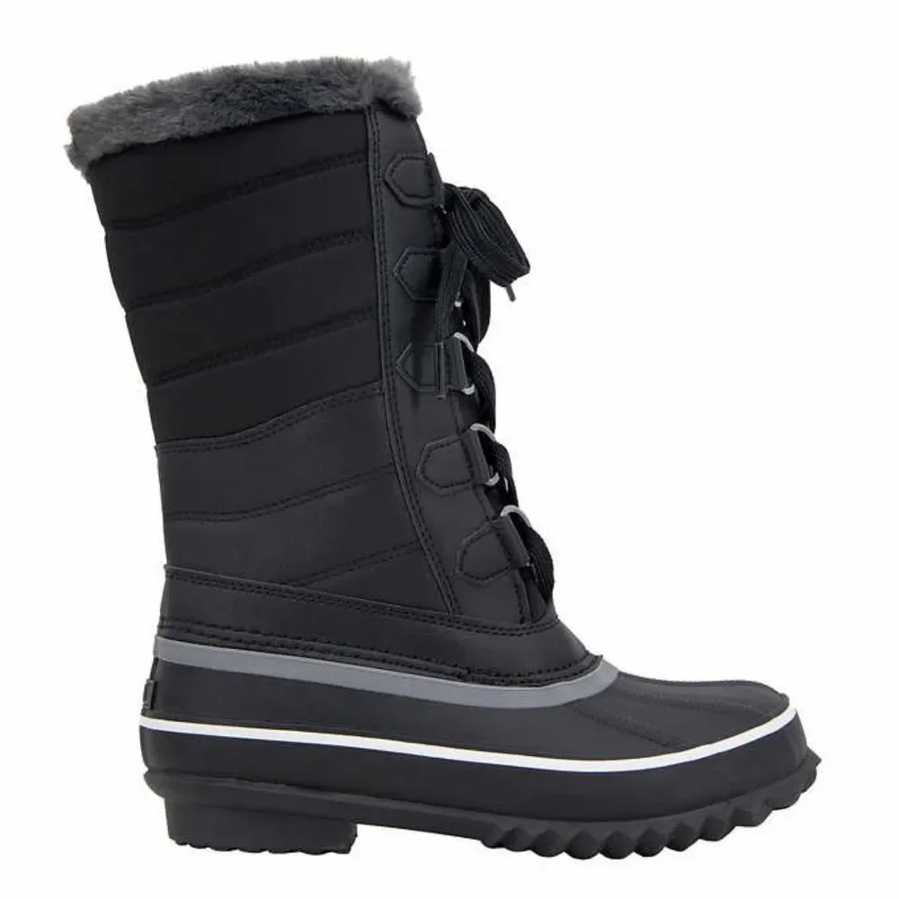 JBU Sabine Ladies' Water Resistant Winter Boots BLACK SIZE 10 Women
